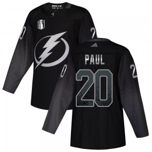 Men's Adidas Tampa Bay Lightning Nicholas Paul Black Alternate 2022 Stanley Cup Final Jersey - Authentic